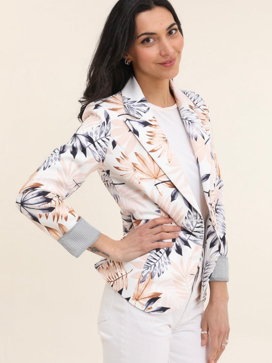 Blazer Nature Col Tailleur