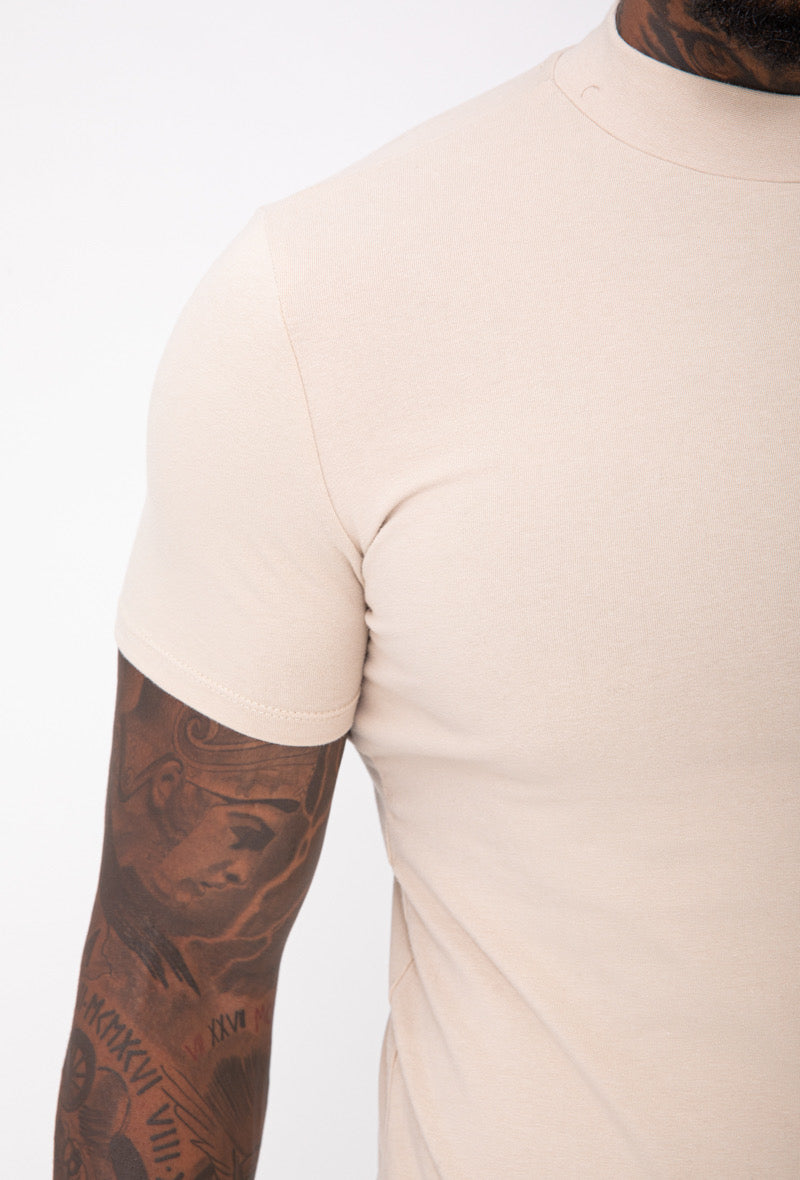 T-shirt col montant
