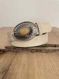Ceinture daim Ivoire | 32 mm