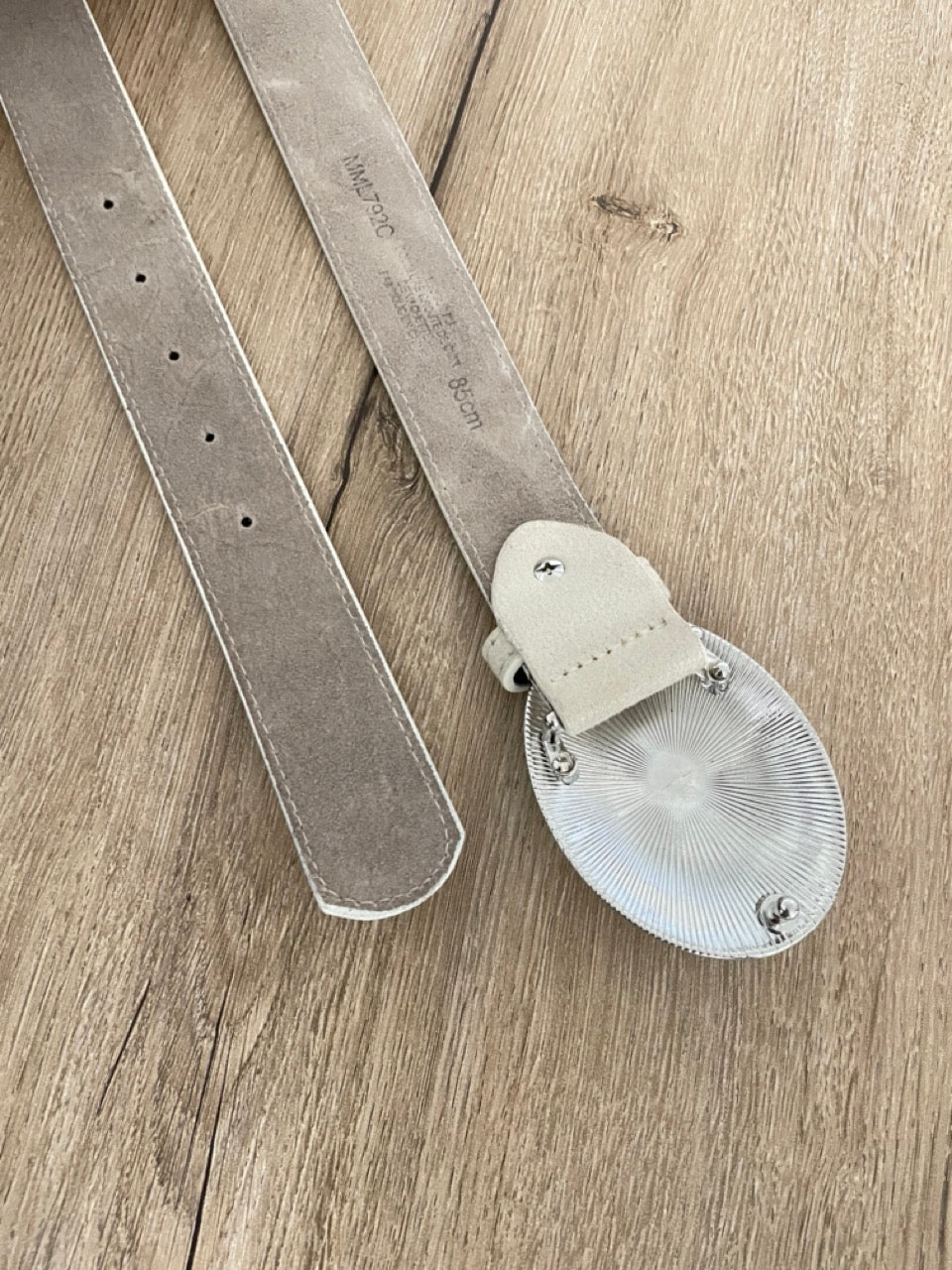 Ceinture daim Ivoire | 32 mm