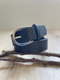 Ceinture Reptile Noir | 33 mm
