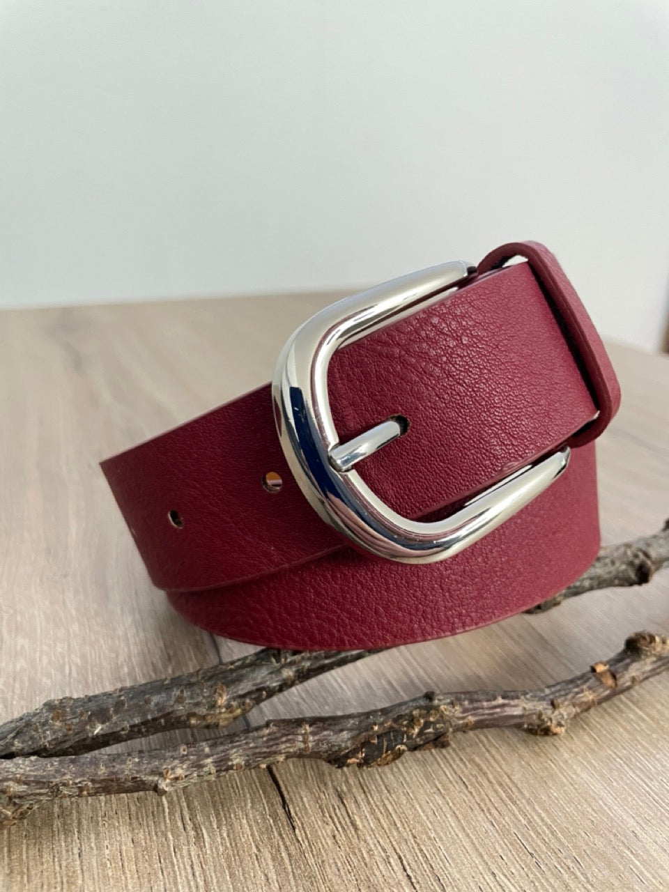 Ceinture cuir Pourpre | 33 mm