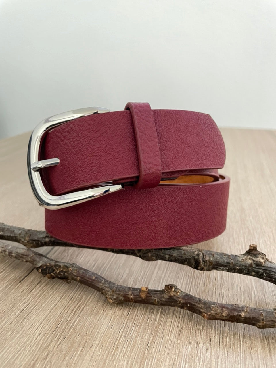 Ceinture cuir Pourpre | 33 mm
