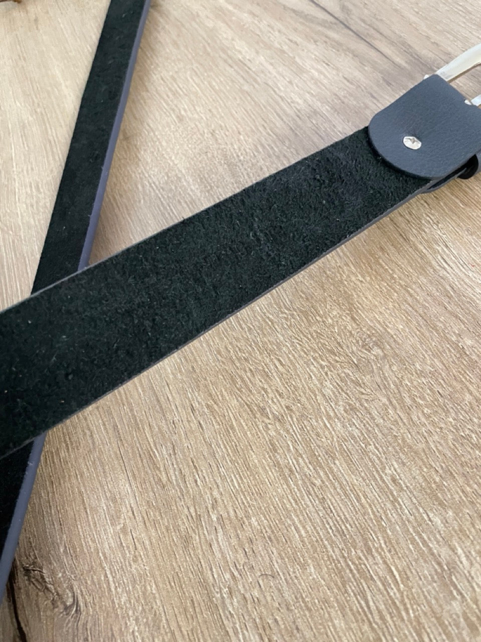 Ceinture cuir marine | 33 mm