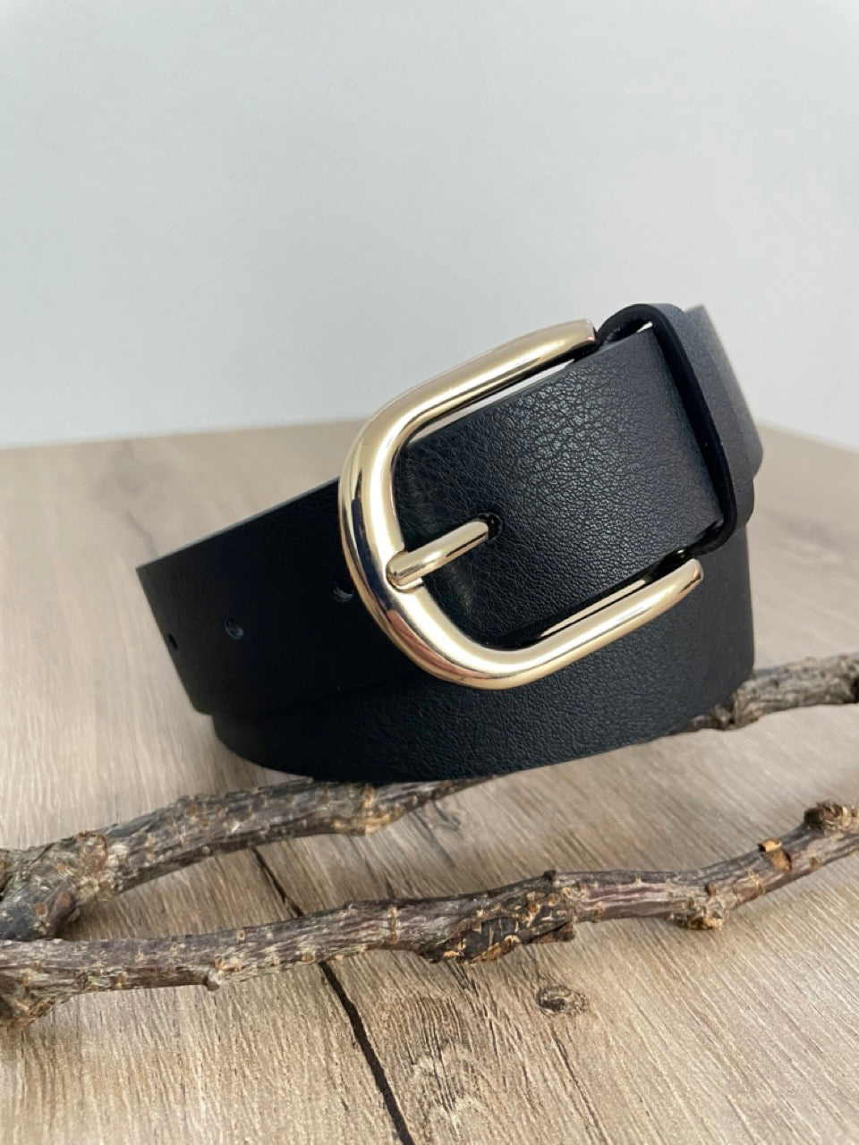 Ceinture cuir Noir | 33 mm