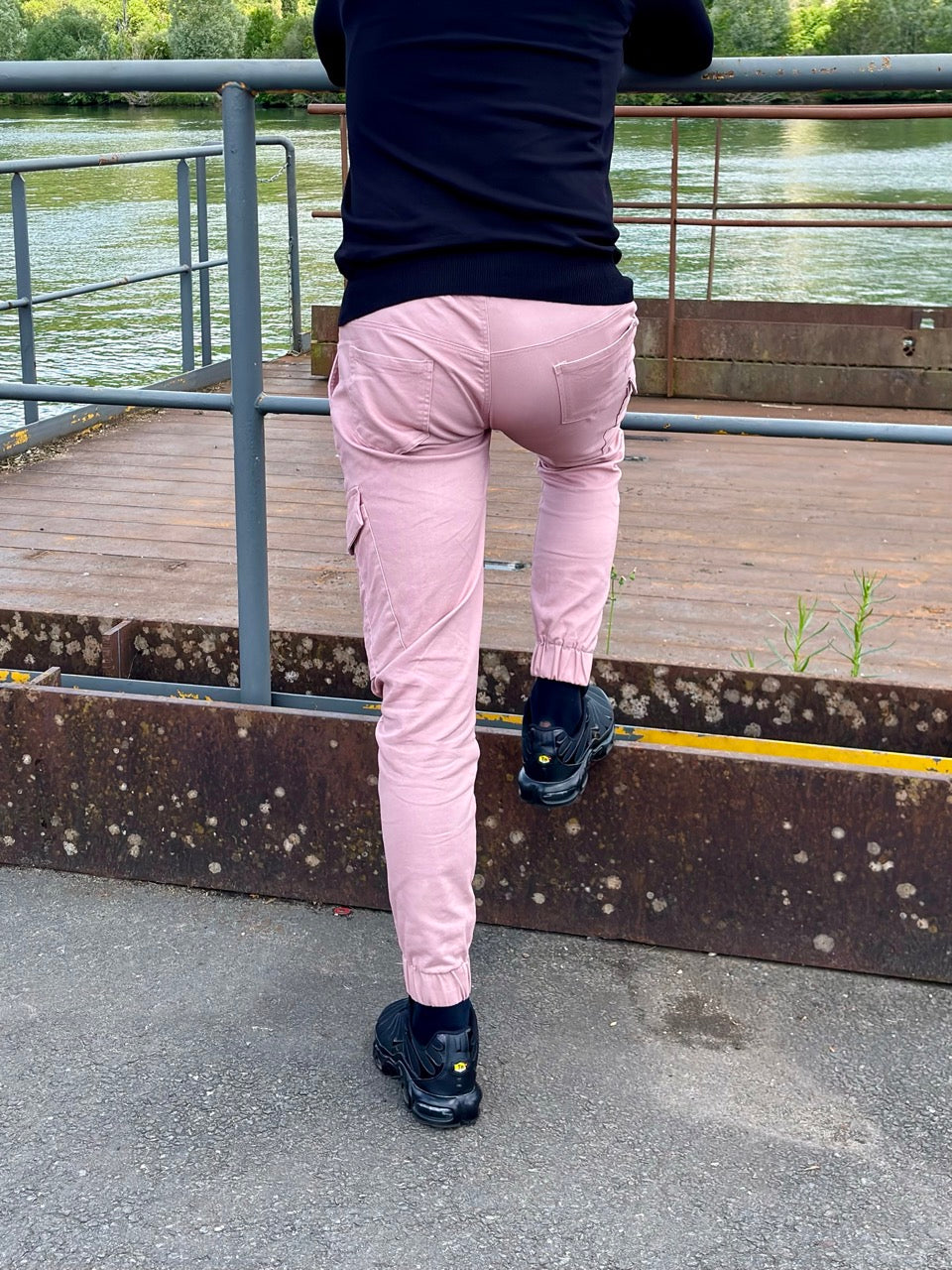 Pantalon Cargo|Jogg - Rose