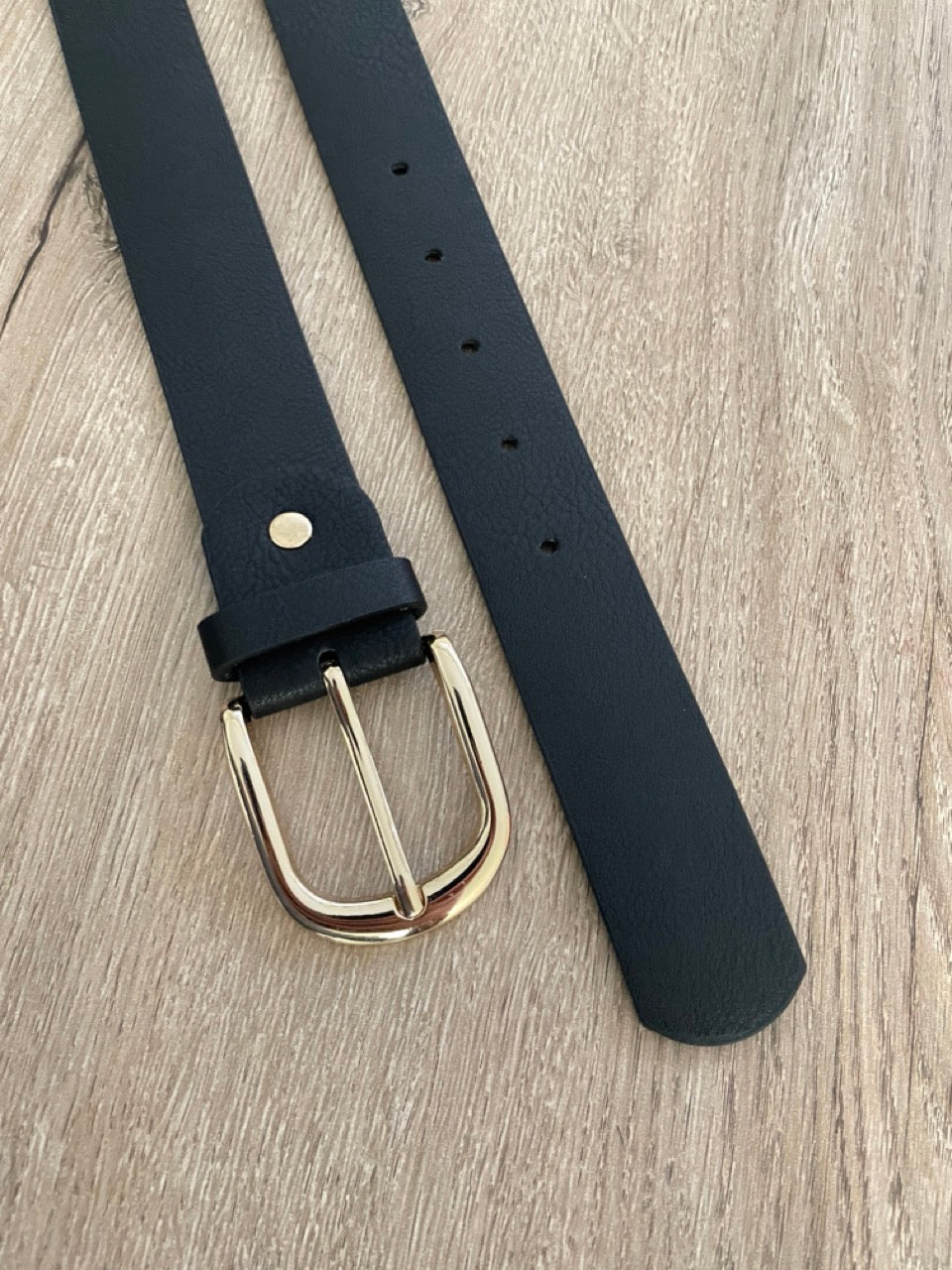Ceinture cuir Noir | 33 mm