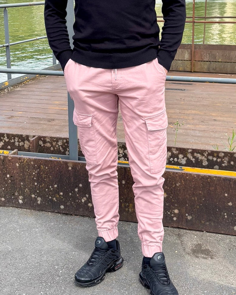 Pantalon Cargo|Jogg - Rose