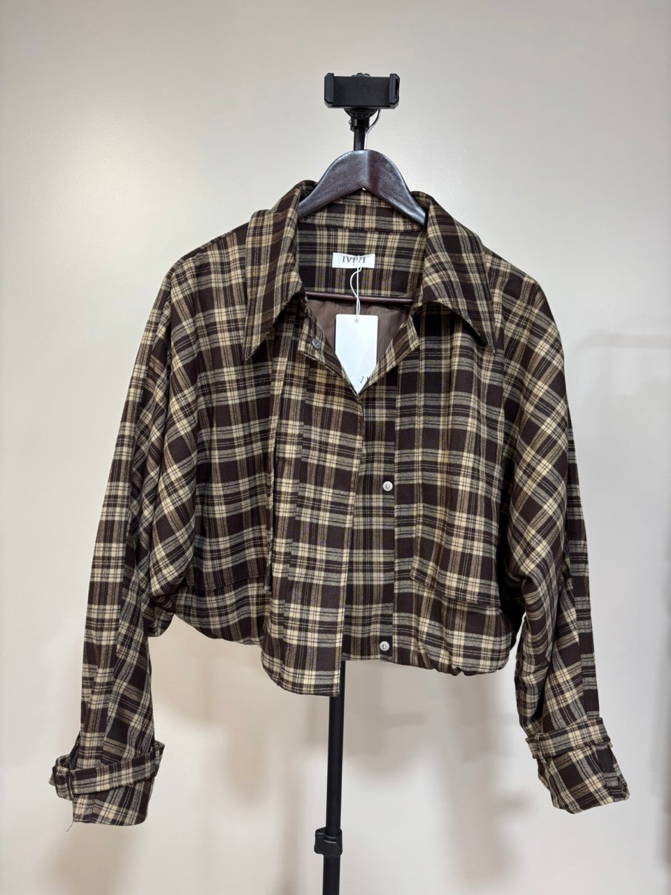 Veste à carreaux Choco