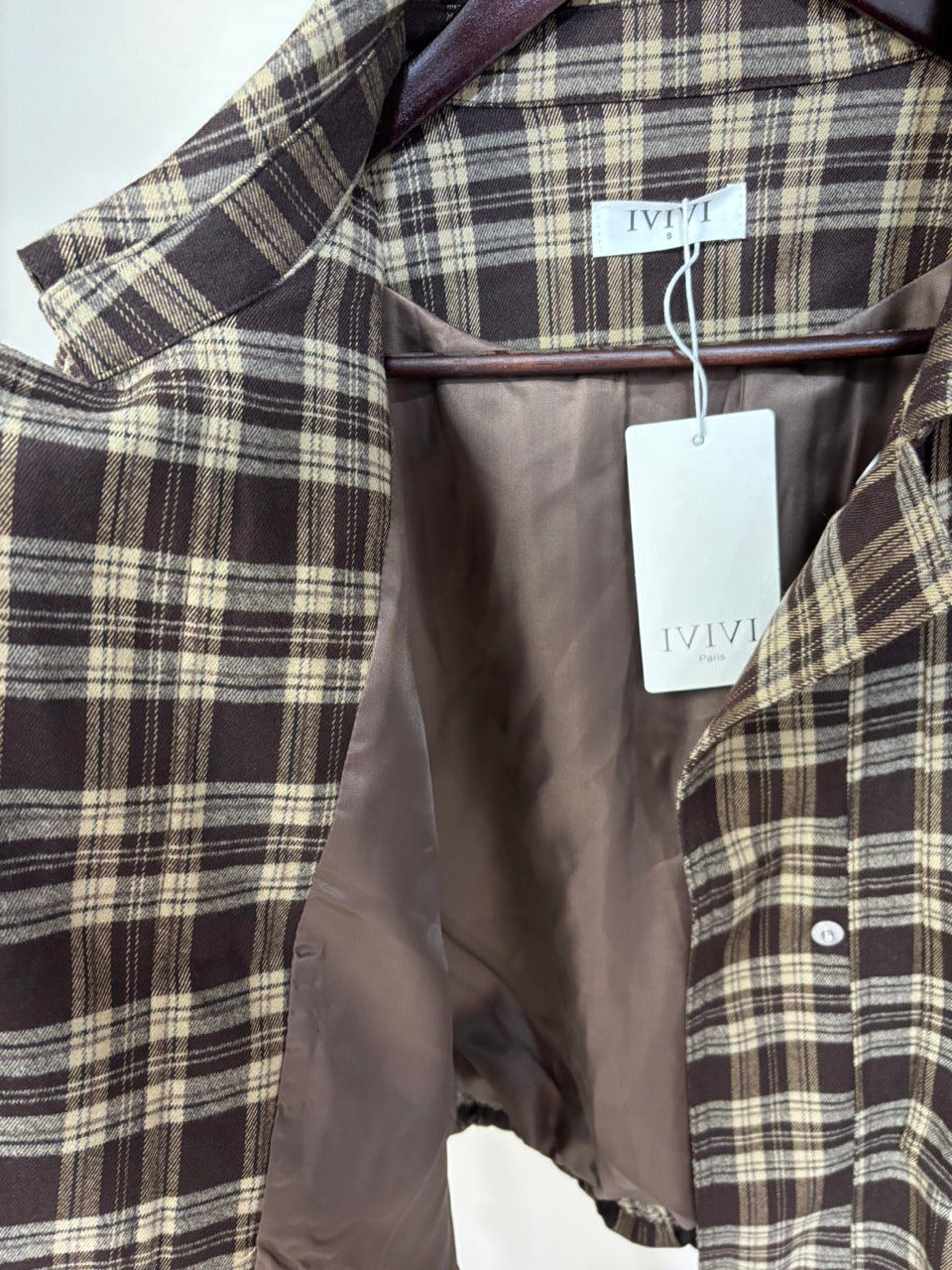 Veste à carreaux Choco