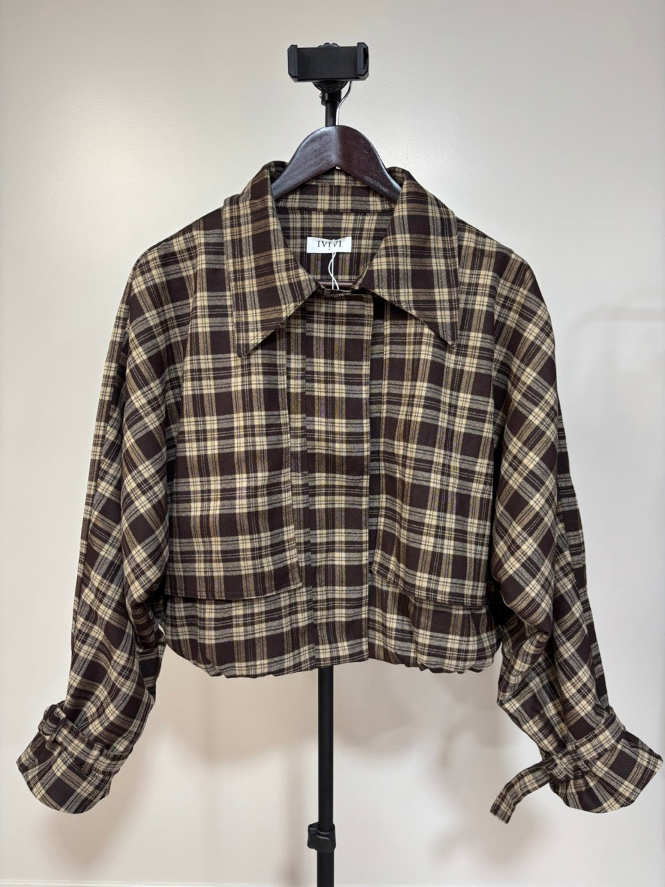Veste à carreaux Choco