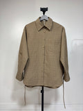 Chemise Beige à carreaux Choco