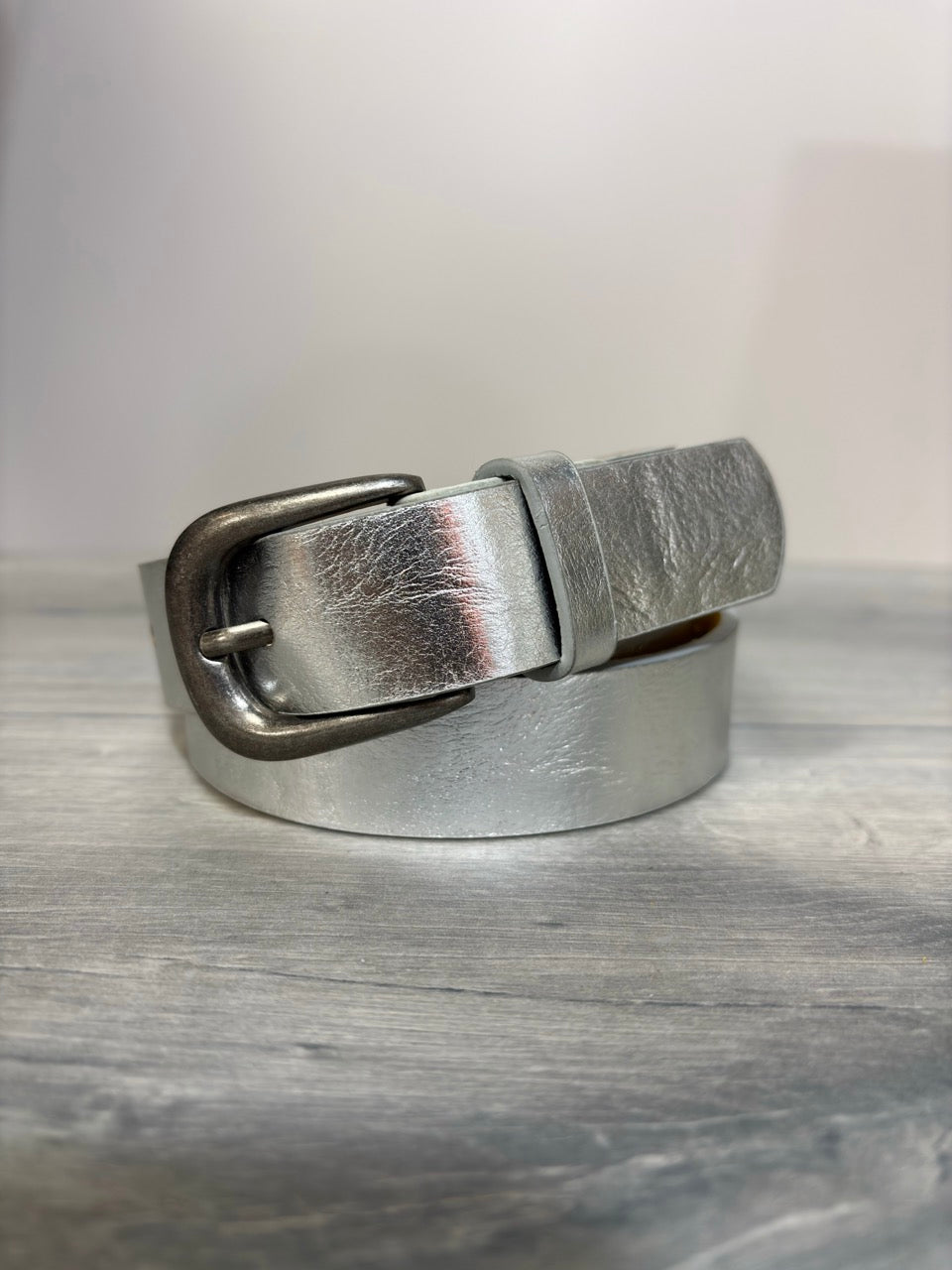 Ceinture argentée | 28 mm