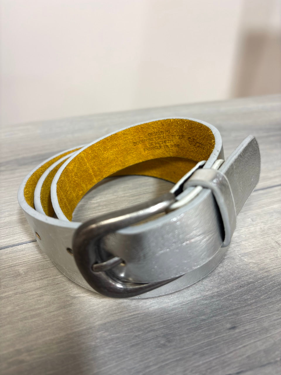 Ceinture argentée | 28 mm