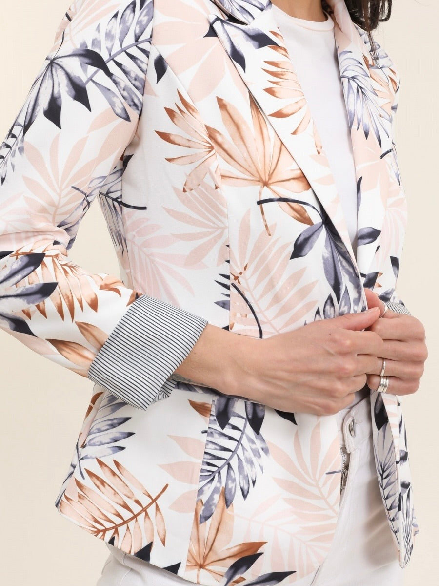 Blazer Nature Col Tailleur