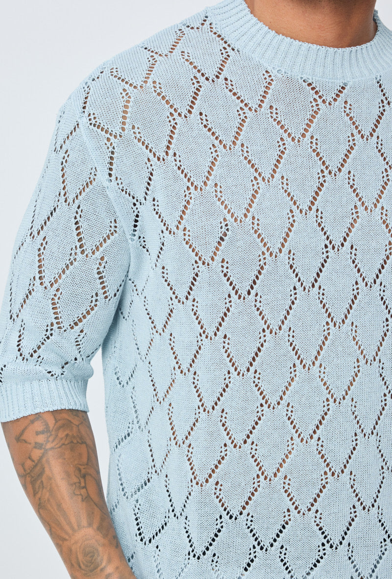 T-shirt maille ajourée