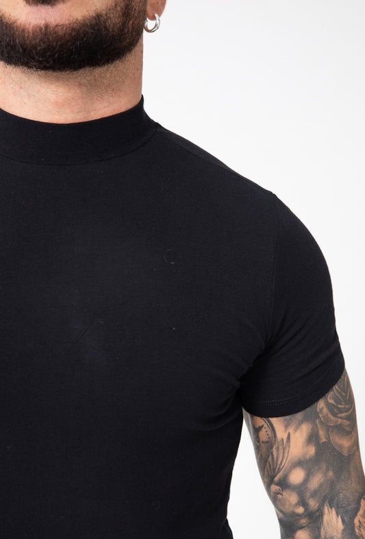T-shirt col montant