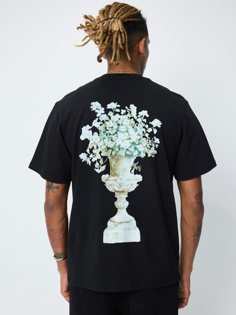 T-shirt Oversize | Bouquet - Noir