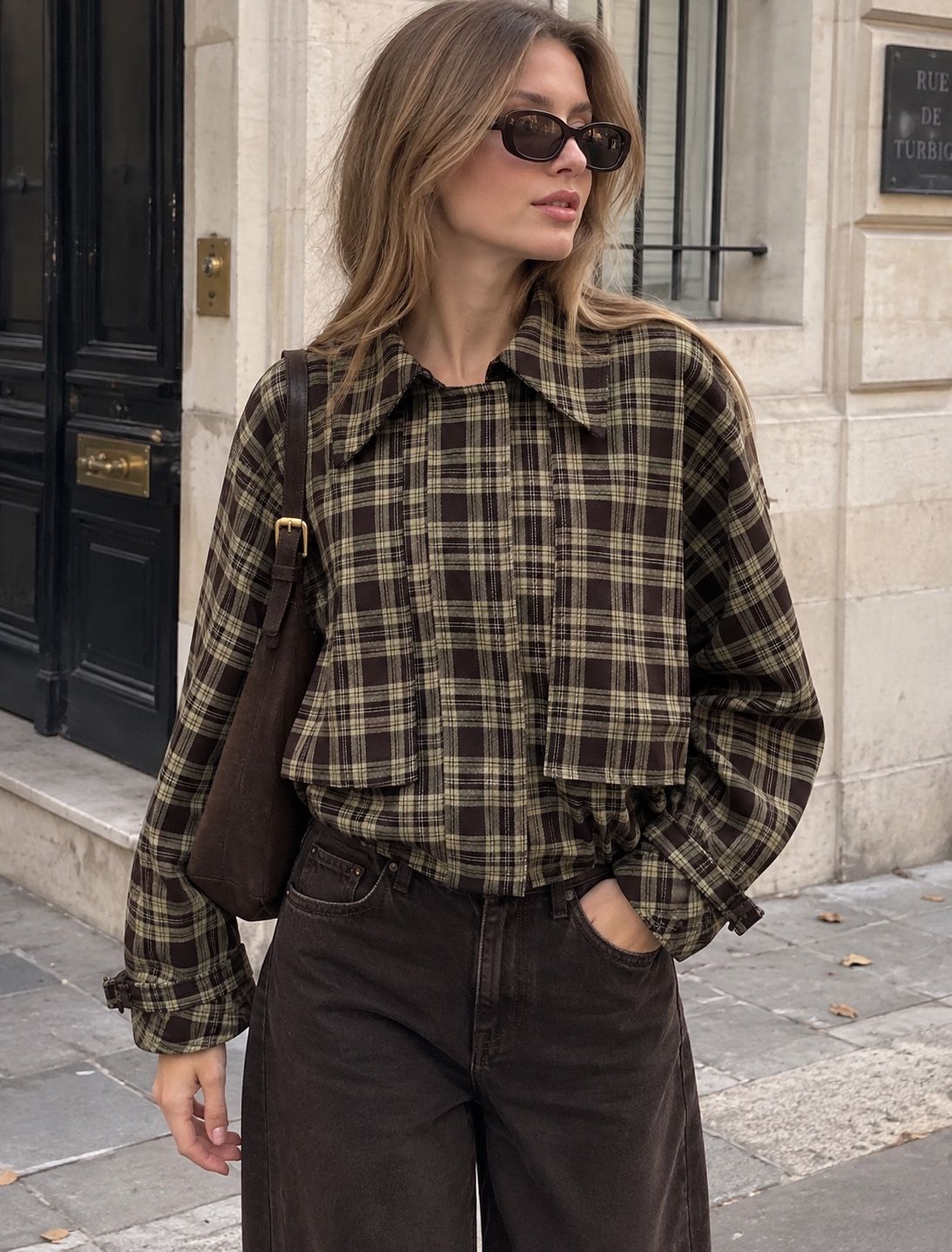 Veste à carreaux Choco