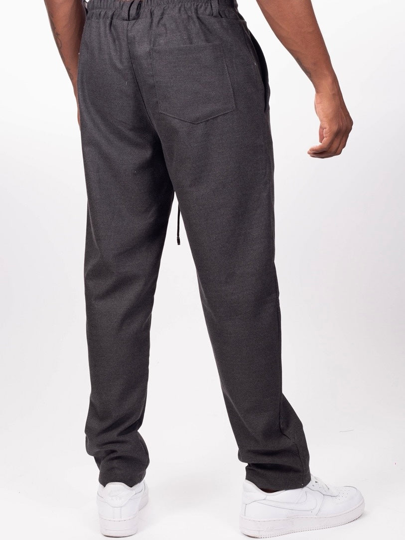 Pantalon Gris touché laine