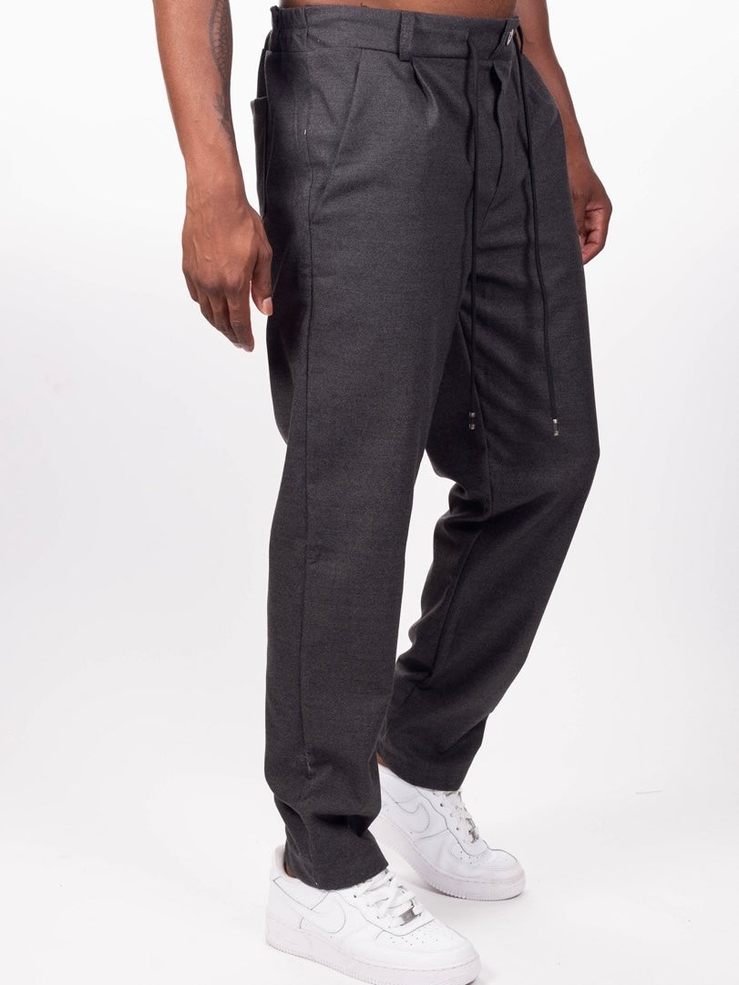 Pantalon Gris touché laine