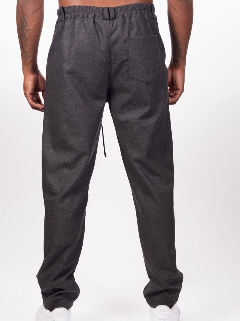 Pantalon Gris touché laine