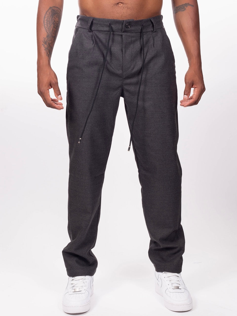 Pantalon Gris touché laine