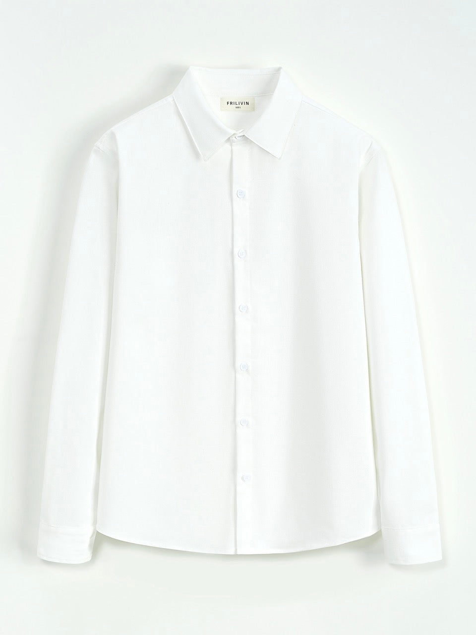 Chemise Lin Blanche anti-froissement
