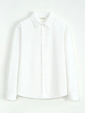 Chemise Lin Blanche anti-froissement