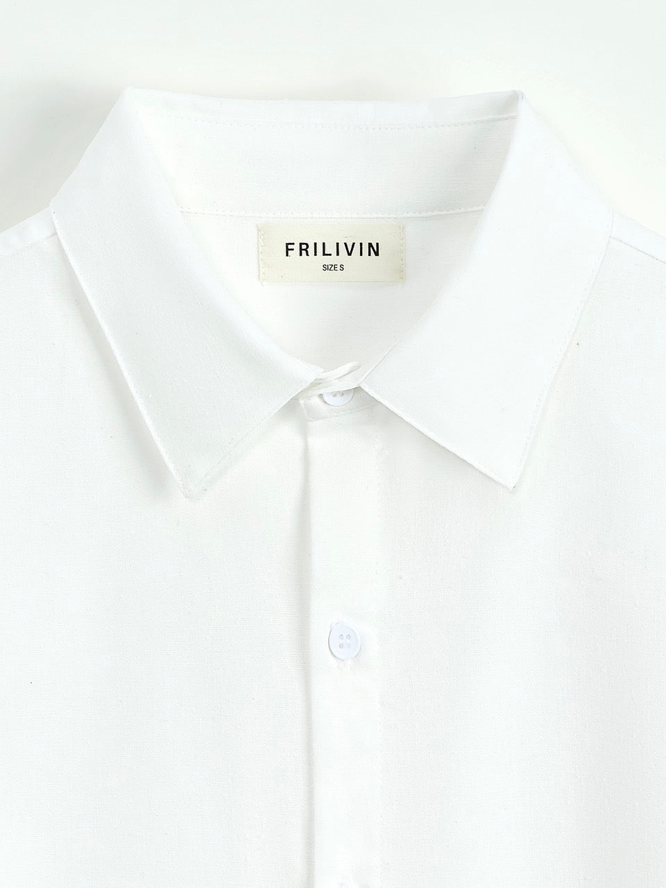 Chemise Lin Blanche anti-froissement