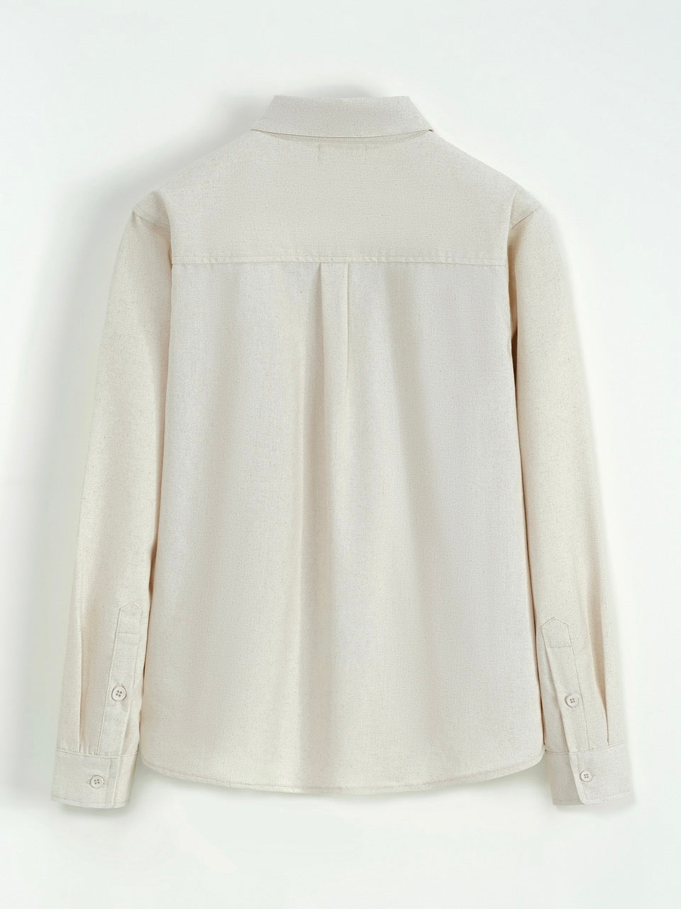 Chemise Lin Écru anti-froissement