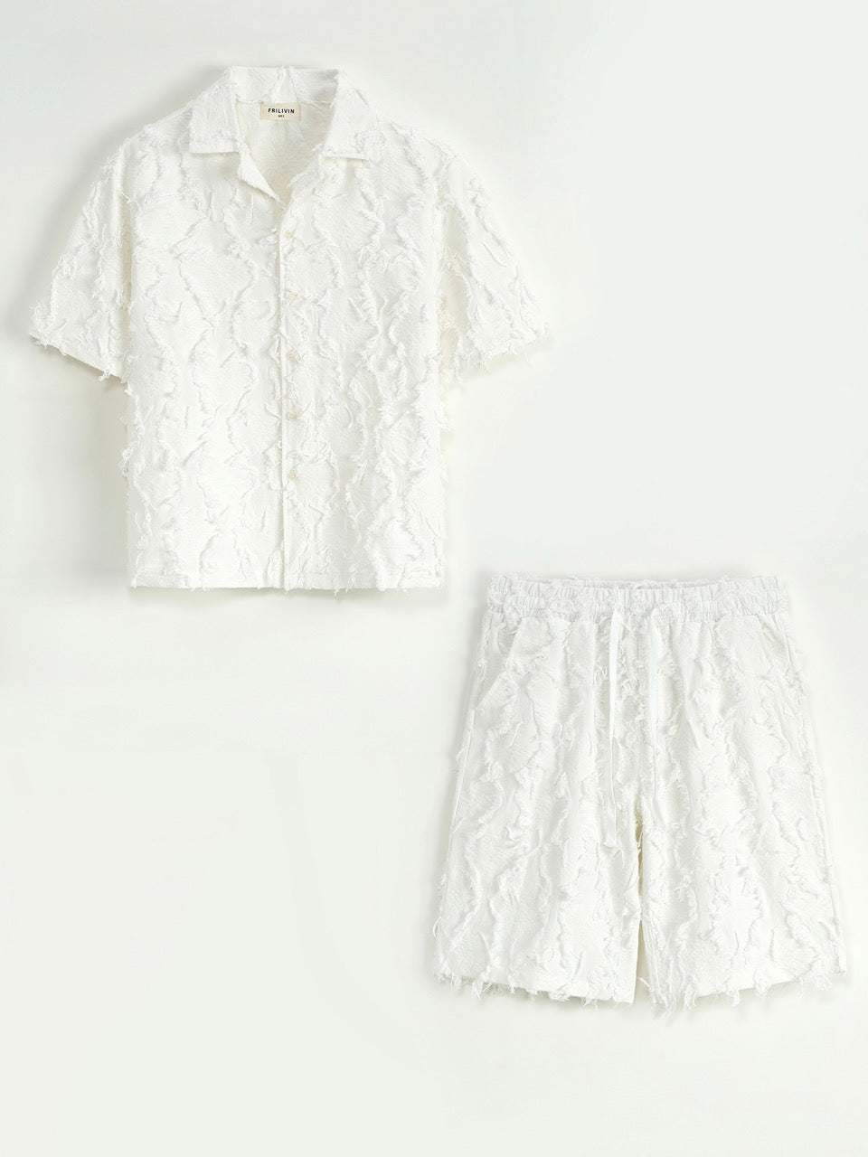 Ensemble Short Blanc | Destroyed 2025