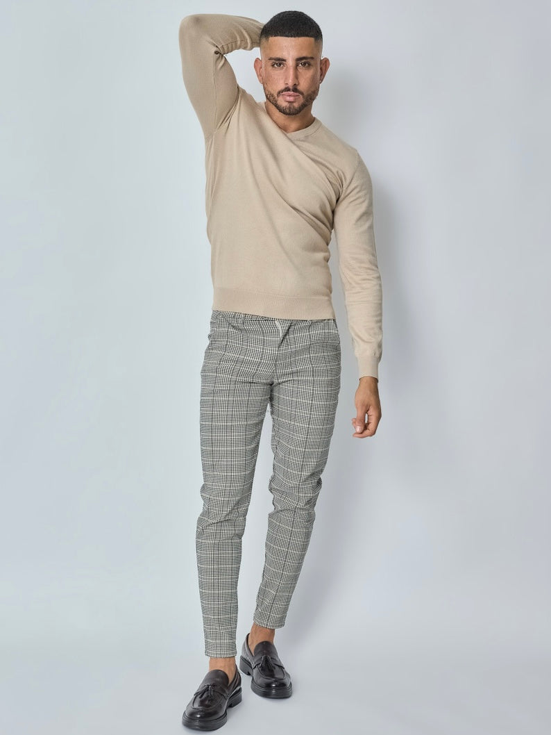Pull habillé beige