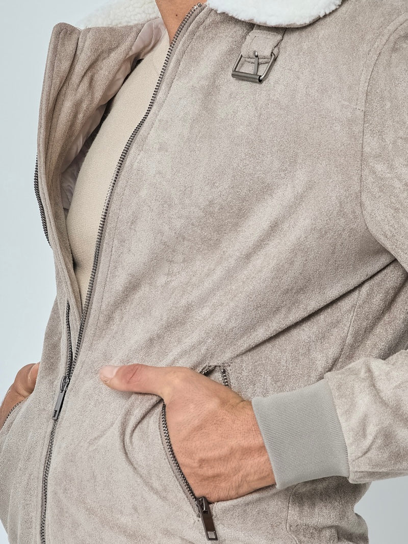 Bombardier léger Beige